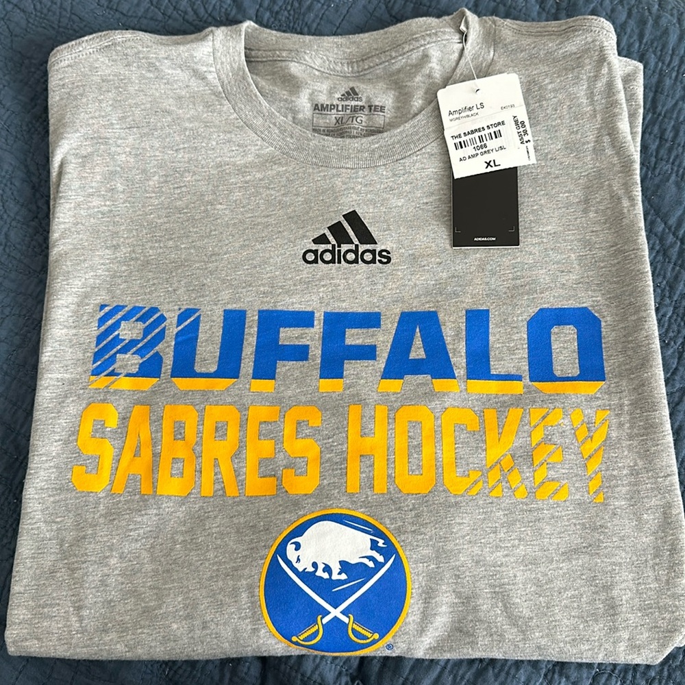 Adidas Buffalo Sabres Hockey Tee